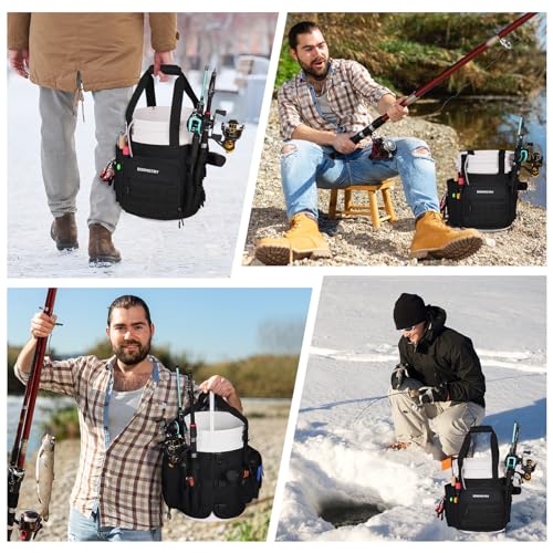 Fishing Bucket Organizer for 5 Gallon Bucket