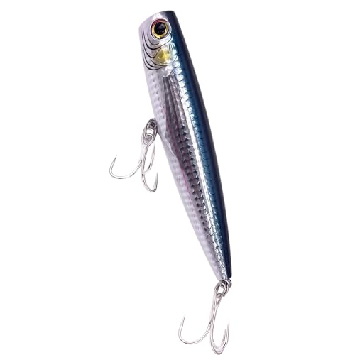 1.41oz 2.29oz Floating Saltwater Topwater Popper Lure