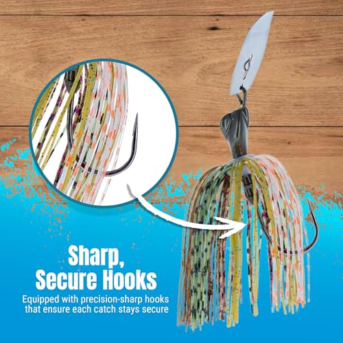 Breaker Jigs for Bass Fishing (Perch / 3/8 Oz)