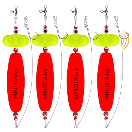 Catfish Rig Catfishing Tackle Floats with Rattler Santee Cooper Rig Equipment for Bank Fishing Peg Floats with Circle Hooks Bait Rigs