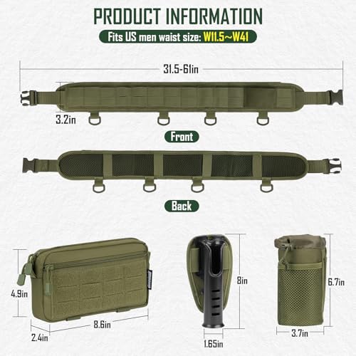 Fly Fishing Fanny Pack with Rod Holder & Adjustable Straps