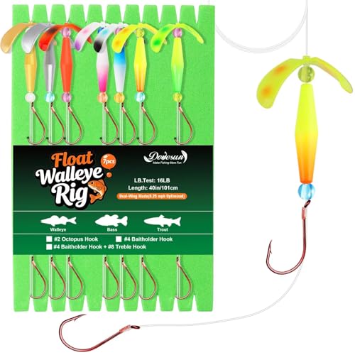 Crawler Harness Walleye Rigs with Dual