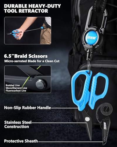 7Pcs Fishing Tool Kit (Blue-7Pcs)