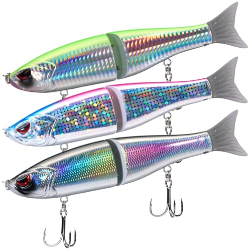 SwimShad Glide Baits Jointed Swimbait Bass Pike Salmon Trout Muskie Fishing Lure