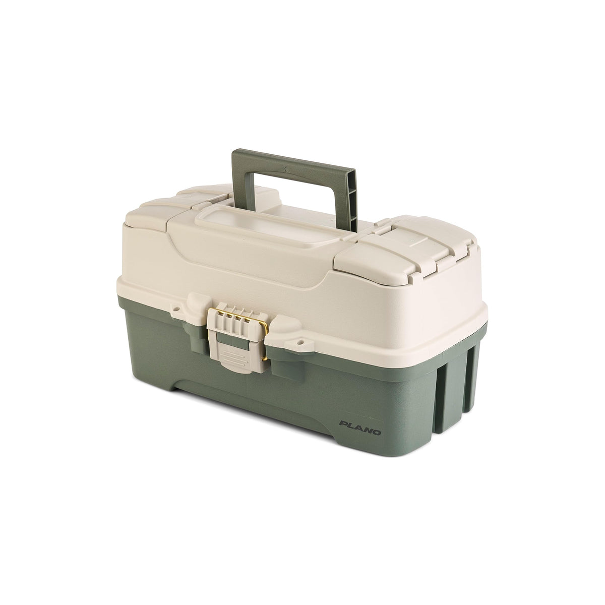 Three Tray Tackle Box (Green/Tan / Three-Tray / Three-Tray)