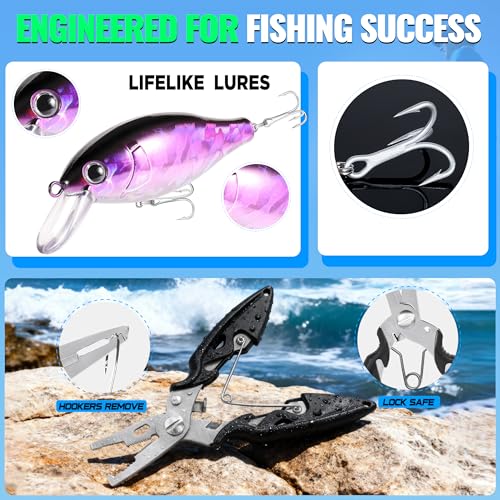 Fishing Lures (194PCS tackle box)