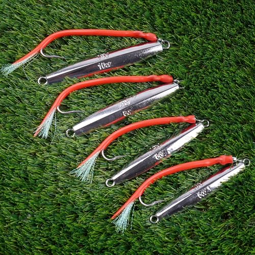 Diamond Jigs Saltwater Fishing Lures (3pcs-3 Colors Mixed / 5oz)