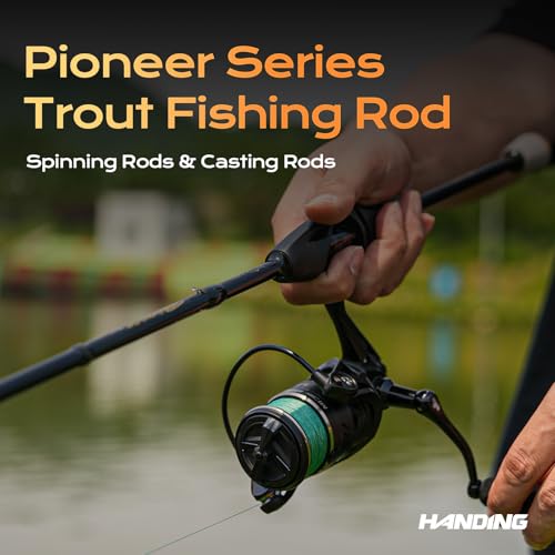 Pioneer Ultralight Spinning Rod 7' Trout Fishing Rod 2 (7' - Ultralight - Fast)
