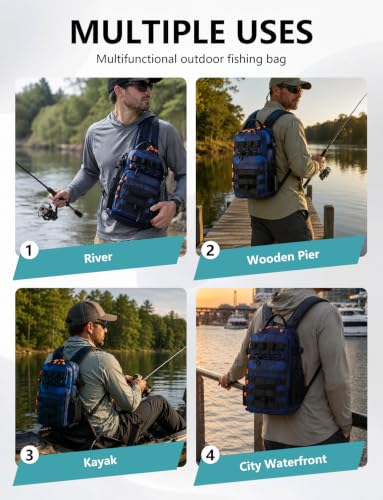 2 IN 1 Fishing Backpack