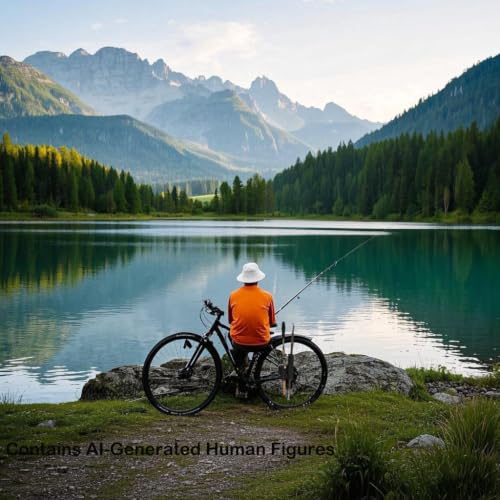2 Tubes Fishing Rod Holder for Bike