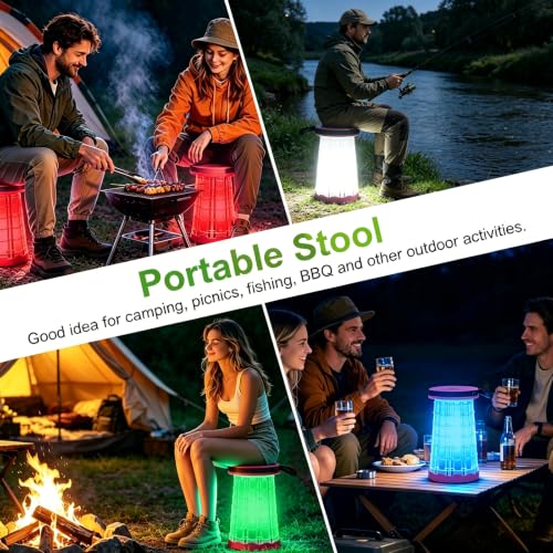 LED lantern Camping light (Purple Colorful Light)