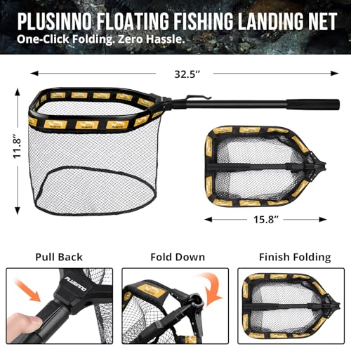 Fishing Backpack with Fishing Net & Tackle Box (Fishing Backpack With Fishing Net (Orange))