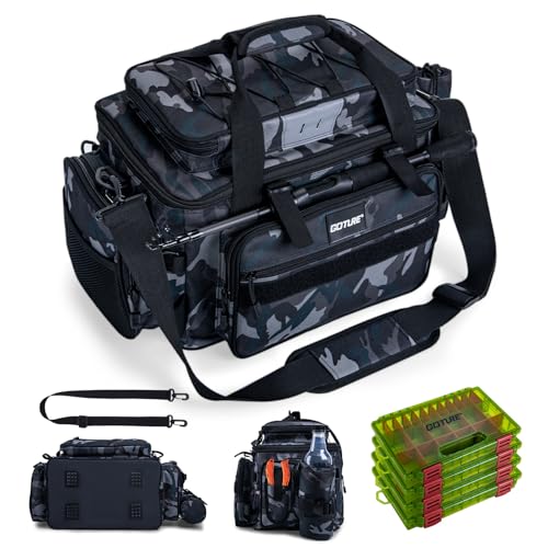 Fishing Tackle Bag with Tackle Boxes