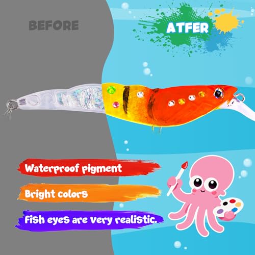 DIY Fishing Lure Kit (10pcs with acessions)