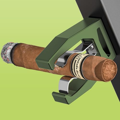 Magnetic Cigar Holder with Secure Grip & Hook & Loop Strap