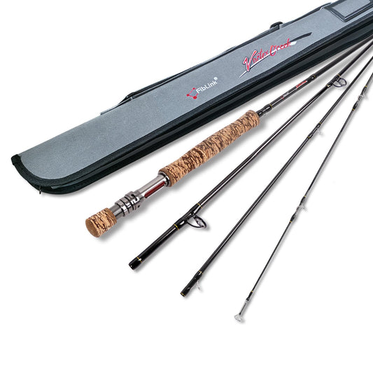 Fly Fishing Rod 4 Piece Travel Fly Rod with Fishing Case (Size:10'-9/10WT-4sec-F)