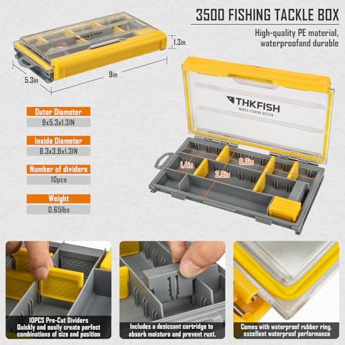 130PCS Compact Fishing Tackle Kit With Fishing Lures (YELLOW)