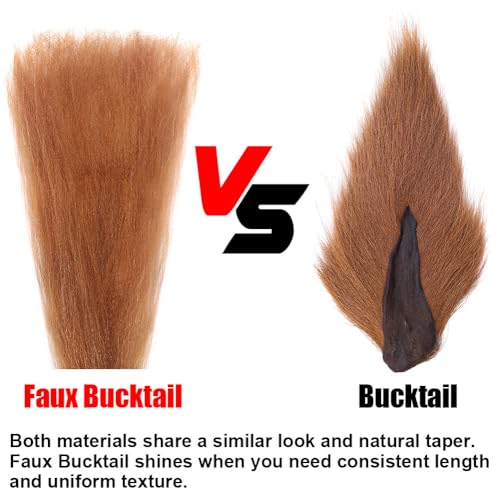 Faux Bucktail Fly Tying Materials Kit
