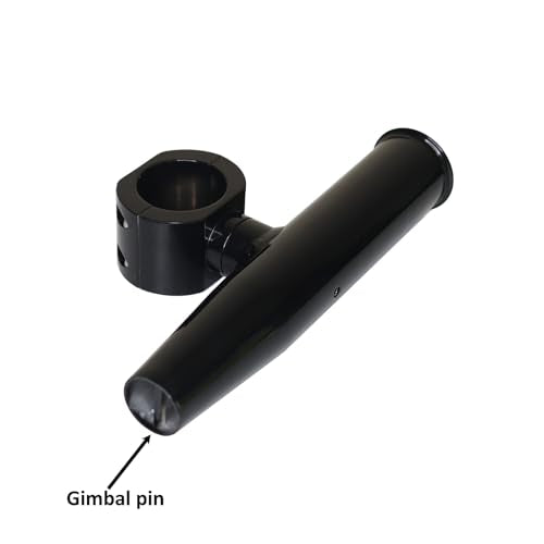 2 PCS T Top Rod Holder Single Aluminum clamp on fit 1.5"