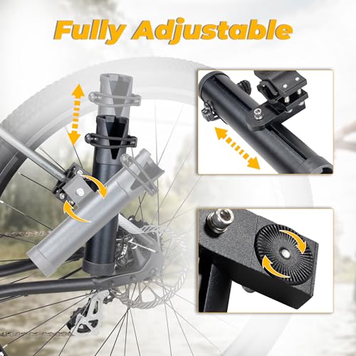 Fishing Rod Holder for Bike Quality Aluminium Alloy Adjustable Design