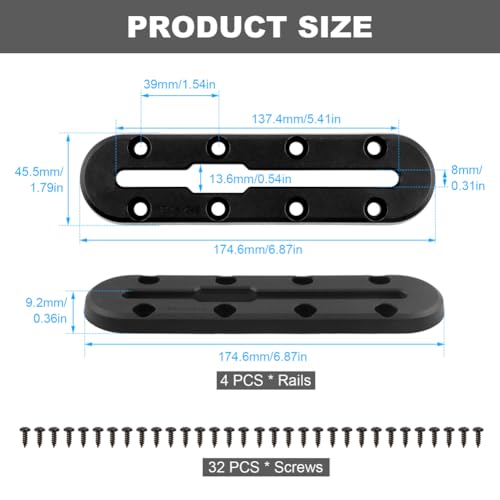 Kayak Track Low Profile Kayak Rail Track (Small)