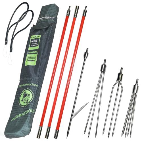 Spearfishing Pole Hawaiian Sling Fishing Spear Set Fiberglass Pole Spear Harpoon Spearfishing Gear