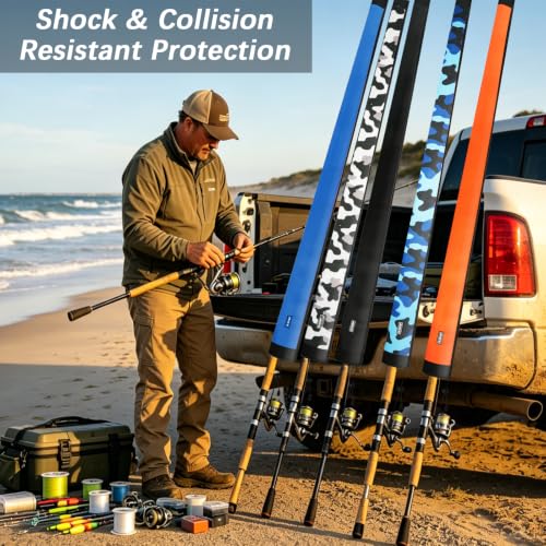 2Pack Fishing Pole Sleeves Neoprene