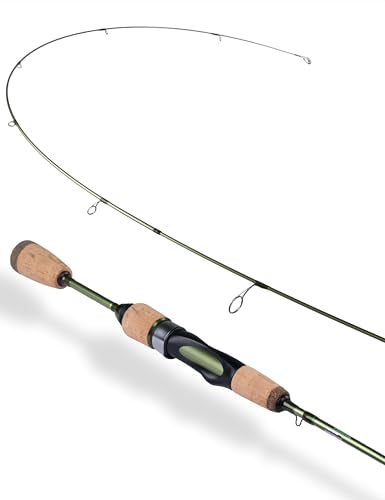 Wild Streams Ultralight Spinning&Casting Trout Rod (Green / 6'6"-Spin-Ultralight (2pcs))