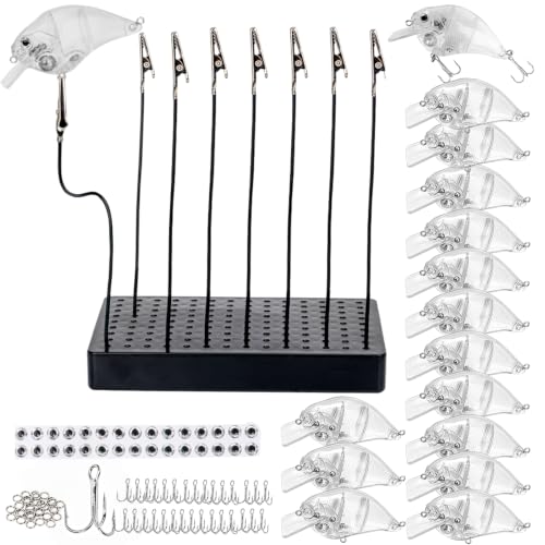 DIY Fishing Lures Minnow Kit WIith Moodel Base