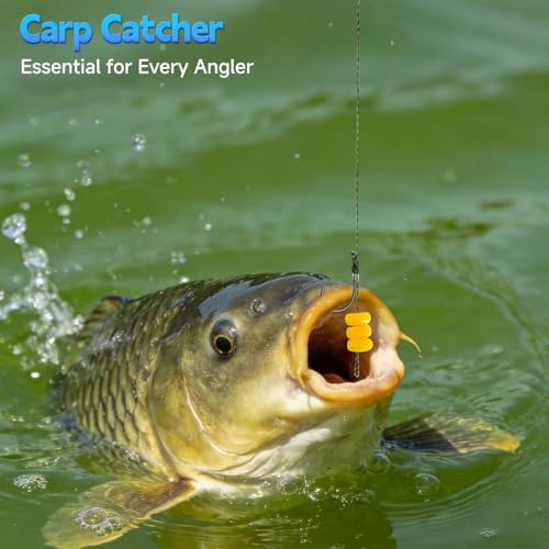 65 215PCS Carp Fishing Rig Kit Hair Rigs Carp Bait Fishing Equipment Accessories #2#4#6#8