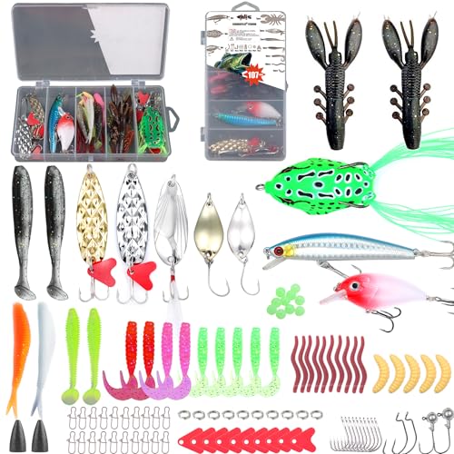 Metal Spoon Spinner Lures (107pcs)
