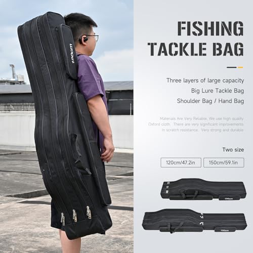 3 Layers Fishing Pole Bag