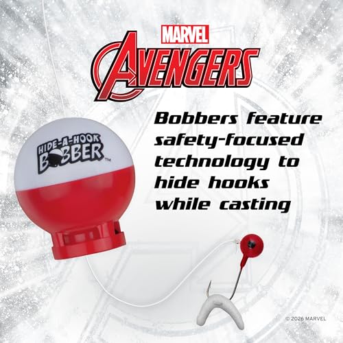 Marvel Captain America Kids Fishing Set (Marvel Captain America 7pc Kit)