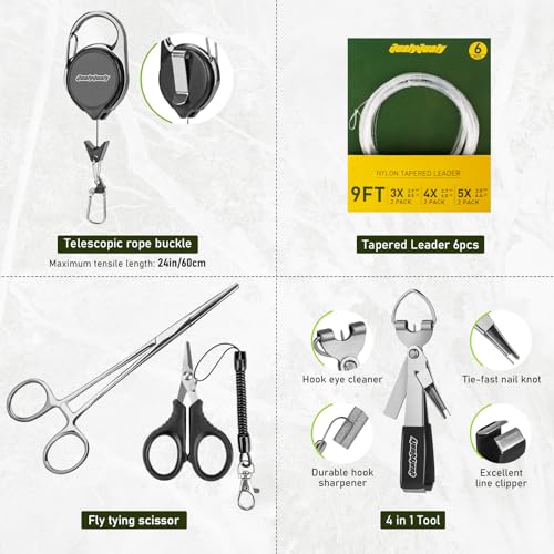 Fishing Travel Storage Bag with Fly Rod and Reel Starter Kit (#5/6-Green Reel（Rod Case）)