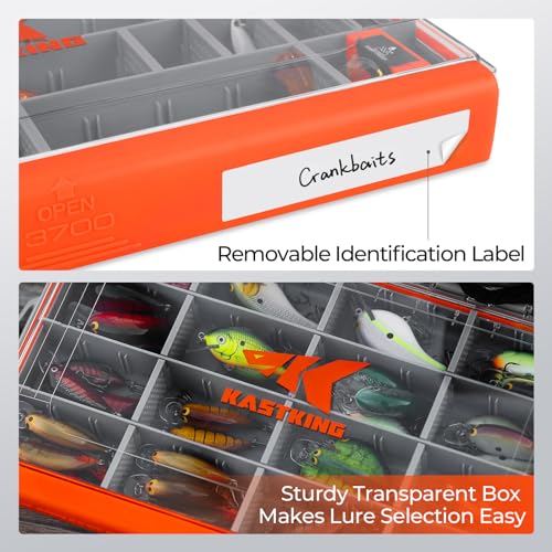 HyperSeal Waterproof Tackle Box (3700 (1 Pack with compartment))