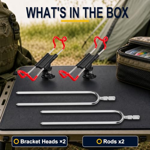 2 Pack Rod Holder for Ground