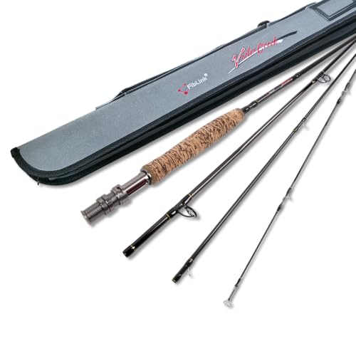 Fly Fishing Rod 4 Piece Travel Fly Rod with Fishing Case