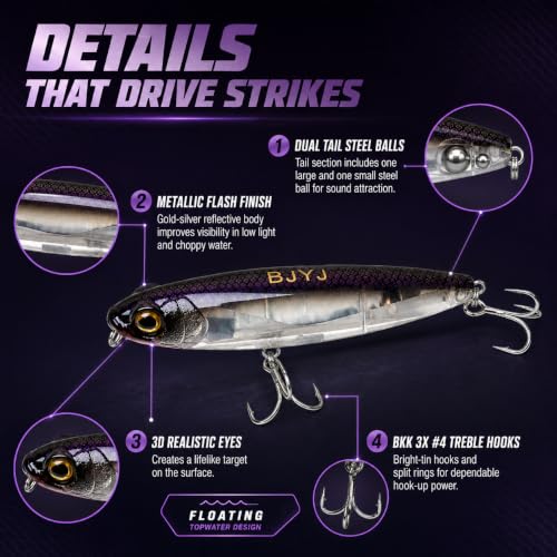 Pencil Bait Fishing Lure (A2-1PCS/0.63OZ-4")
