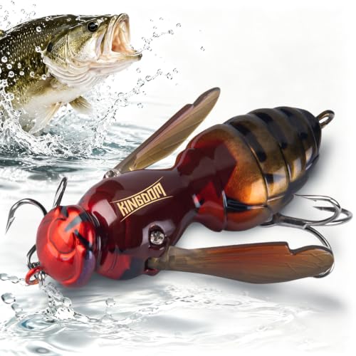 Professional Bass Fishing Lure Topwater Wasp Bait with Ultra Sharp Hooks Lifelike Insect Pattern for Freshwater Flyfishing Bait Bionic Weedless Strong Plastic Body for Pike #12 48mm 6.6g (12 / 1.89in/0.23oz)