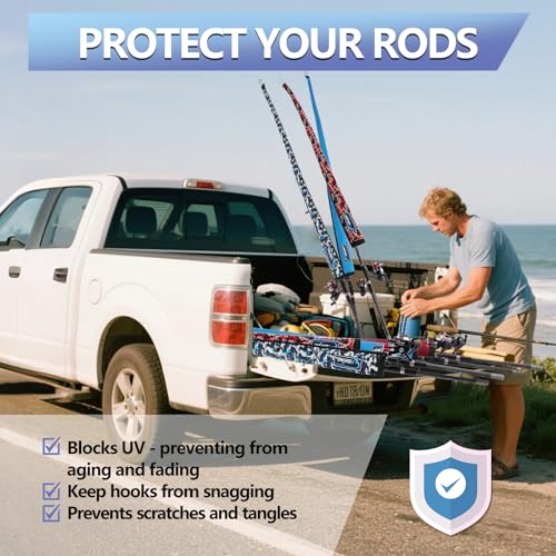 Lightproof Neoprene Fishing Rod Sleeves