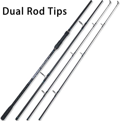 Surf Spinning Fishing Rod 9' (A-Black-10'0")