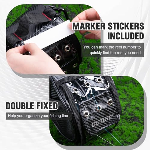 3 6 Outlet Holes Fishing Line Storage Bag