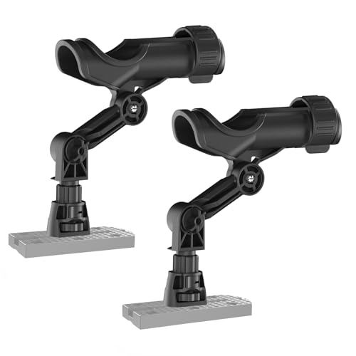 2 Pack Kayak Fishing Rod Holder for Track Mount