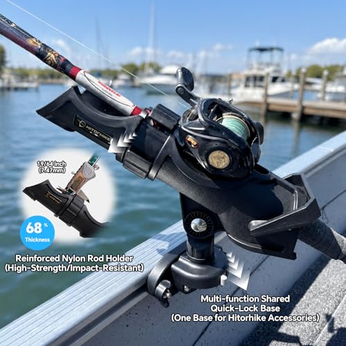 Side Track Fishing Rod Holder Mount (Side Track Mount Fishing Rold Holder 1-pack)