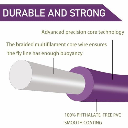 ProWeight WF Floating Fly Line with Welded Loops (Purple / 6F)
