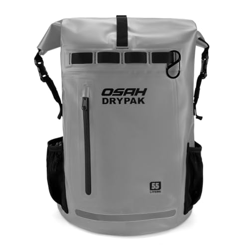Waterproof Dry Bag Backpack 25L (Grey / 55L)