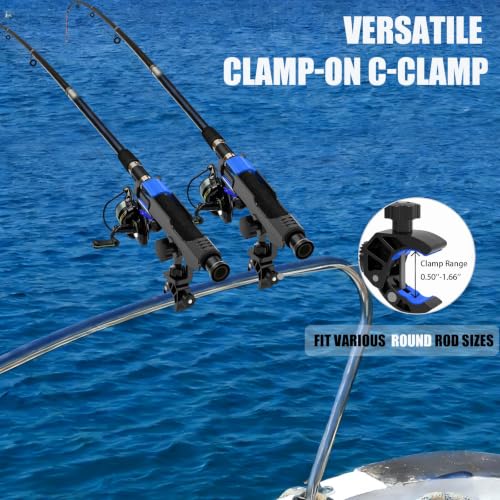 Clamp On Rod Holder for Fishing Boat