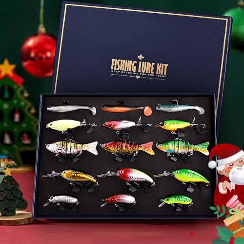 Bass Fishing Lures Kit (Hard /Soft Bait 2)