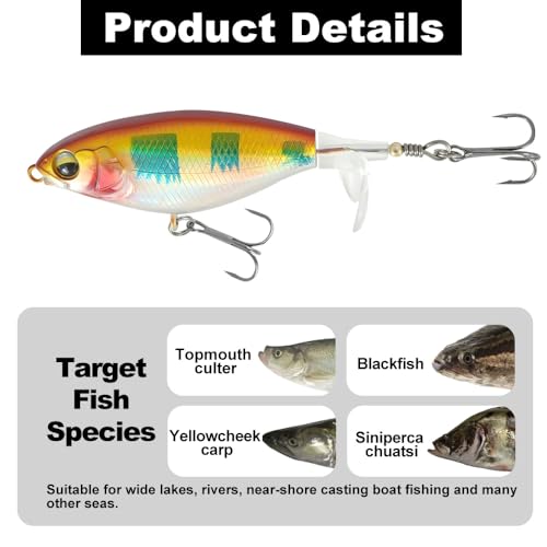 5PCS Whopper plopper Fishing Lures