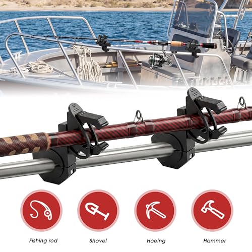 Quick Release Boat Hook Holders Roll Cage Clamp Mount Kit (2 Pieces)